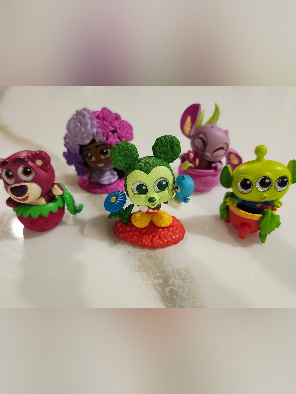 Disney Doorables Series 15 In Full Bloom Lot of 5 Lotso Isabela Mickey Angel Ali